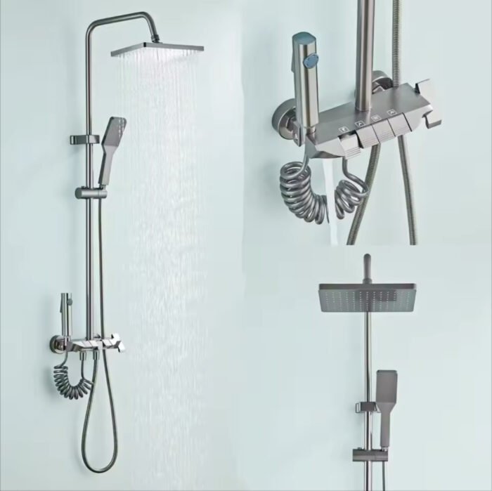 Set Kokë Dushi + Tub Rrëshqitës + Tub - Figura 1