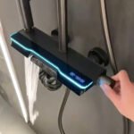 Set Kokë Dushi me LED + Tub Rrëshqitës + Tub Fleksibël