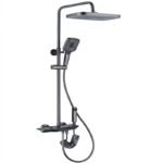 Set Kokë Dushi me Tub Rrëshqitës dhe Tub Fleksibël