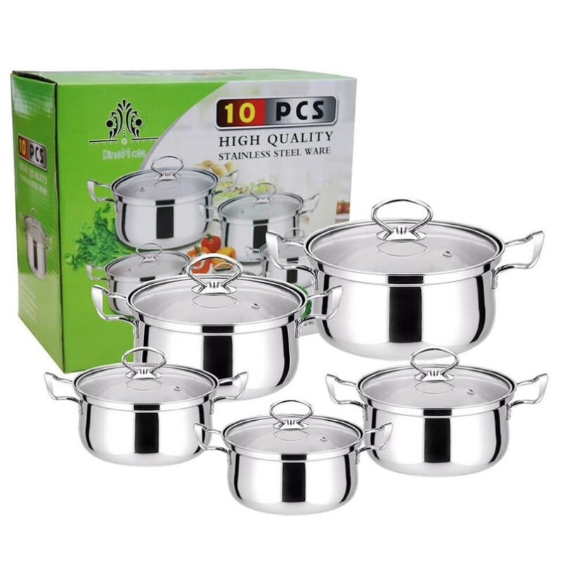 Set Inox Tenxhere për Kuzhinë