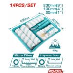 Set rulash mikrofibër dhe shkumë