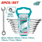 Set çelësash me 8 copa Cr-V