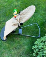 Karrige lëkundëse për foshnje me lodra varëse