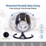 Karrige automatike lëkundëse me USB për foshnje - Figura 2