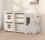 Kabinet për ruajtje lodrash në formë treni - Figura 2