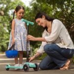 Trotinet për fëmijë me rrota ndriçuese - Figura 3