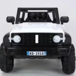 Veturë elektrike sportive bardh e zezë për fëmijë