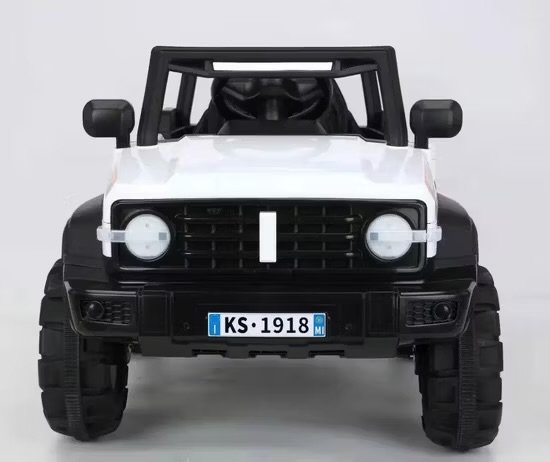 IMG_5362 Veturë elektrike sportive bardh e zezë për fëmijë - Figura 1