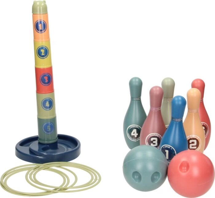 Lojë 2 në 1 Bowling dhe unaza hedhëse - Figura 3
