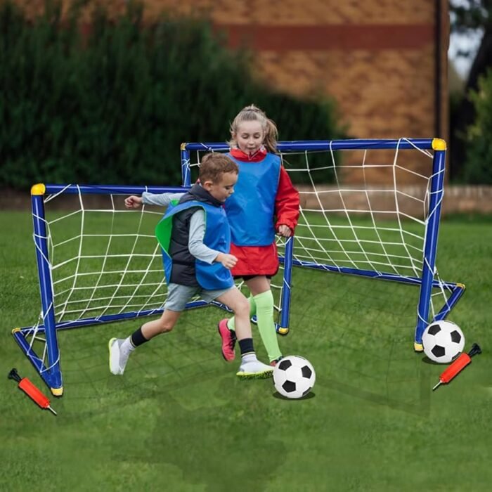 Futboll për fëmijë me 2 Gola dhe 2 Topa - Figura 2