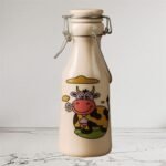 Shishe Qelqi për Qumësht me Kapak Hermetik - Figura 3