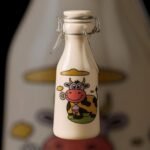 Shishe Qelqi për Qumësht me Kapak Hermetik - Figura 2