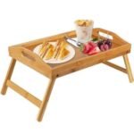 Tavolinë Mëngjesi në Shtrat nga Bambu