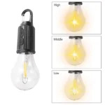 Llambë Portative Kampingu me 3 Nivele Drite - Figura 2