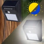 Dritë Diellore me Sensor Lëvizjeje për Mur - Figura 2