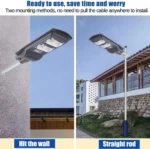 Dritë Rrugore Diellore LED me Sensor - Figura 3