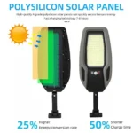 Dritë Diellore LED me Sensor dhe Telekomandë - Figura 3