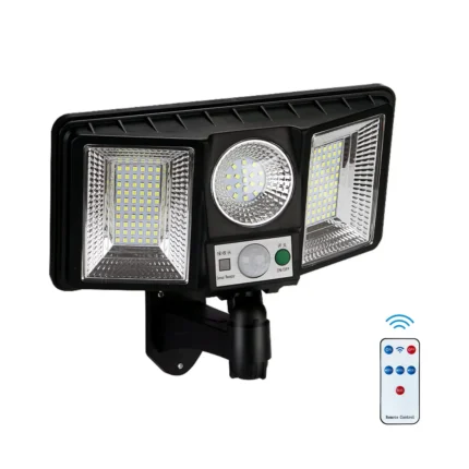Dritë Diellore me 3 Panelet LED dhe Sensor