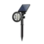 Dritë Kopshti Diellore me 6 LED Super të Ndritshëm