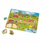 Puzzle Druri Edukativ me Figura Ferme