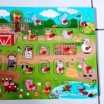 Puzzle Druri Edukativ me Figura Ferme - Figura 2