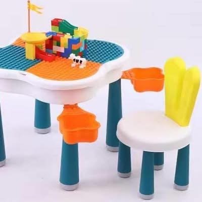 Set Tavoline & Karrige për Fëmijë me Lego