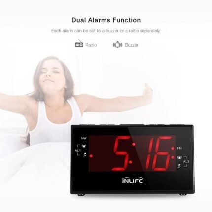 Orë Zgjimi Digjitale me Display LED