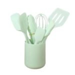 Set Aksesore Kuzhine Silikoni me Mbajtëse