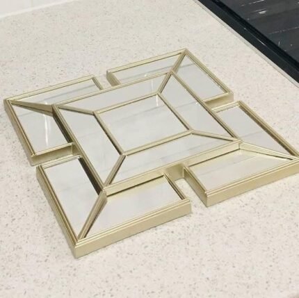 Pasqyrë Dekorative Moderne (Set 4 Copë)