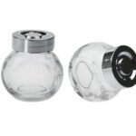 Set Kavanozësh Qelqi me Kapak Metalik