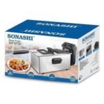 Fritezë Elektrike Sonashi Inox - Figura 2
