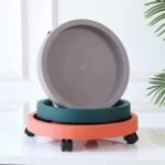 Bazë Me Rrota për Vazo Bimësh - Figura 2