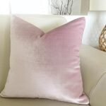 Jastëk dekorativ rozë kadife - Figura 3
