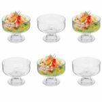 Set 6 kupa qelqi për sallatë/dessert 1/4