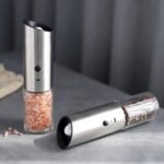 Set 2 mulli elektrik për kripë/piper