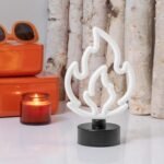 Llambë dekorative neon në formë flake