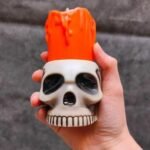 Qiri dekorativ kafkë me flakë të kuqe - Figura 3