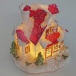 Shtëpi Dekorative Krishtlindjesh me Ndriçim - Figura 3