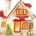 Shtëpi Dekorative Krishtlindjesh me Ndriçim - Figura 2