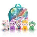 Set Lodrash Pelushi me Çantë Shkëlqyese (7 Pjesë)