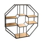 Raft Dekorativ Gjeometrik Metal & Dru