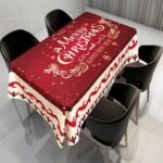 Mbulesë Tavoline Festive me Kuadrate - Figura 5