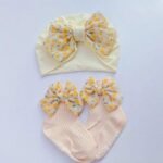 Set Aksesuaresh për Foshnja (Kapelë + Çorape) - Figura 3