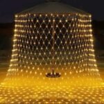 Rrjetë Dritash LED në Formë Ombrele