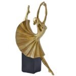 Statujë balerine Elegante në Ar