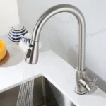 Rubinet Kuzhine Inox 360° me Grykë Tërheqëse