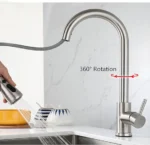 Rubinet Kuzhine Inox 360° me Grykë Tërheqëse - Figura 3
