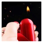 Çakmak Zemër Metalik në Formë Romantike - Figura 3