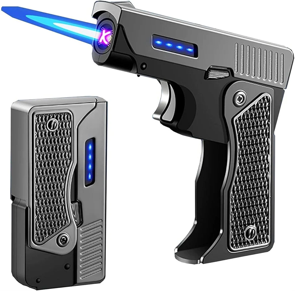 IMG_8799 Çakmak Elektrik në Formë Pistolete me USB - Figura 1