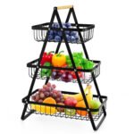 Shportë Metalike 3 Kate për Fruta & Bukë